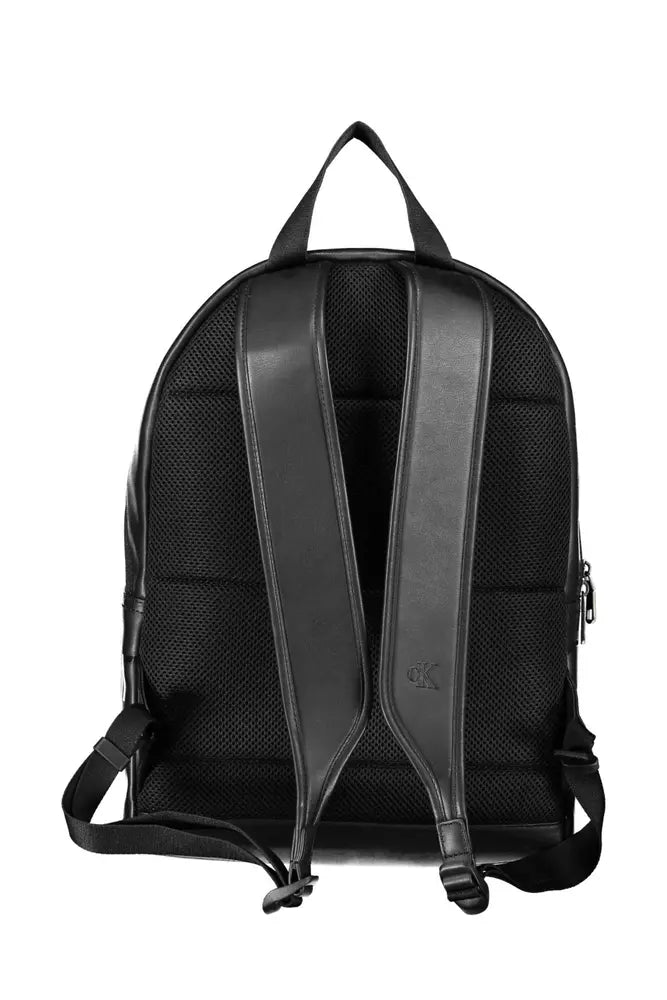 Sleek Urban Backpack with Contrasting Details