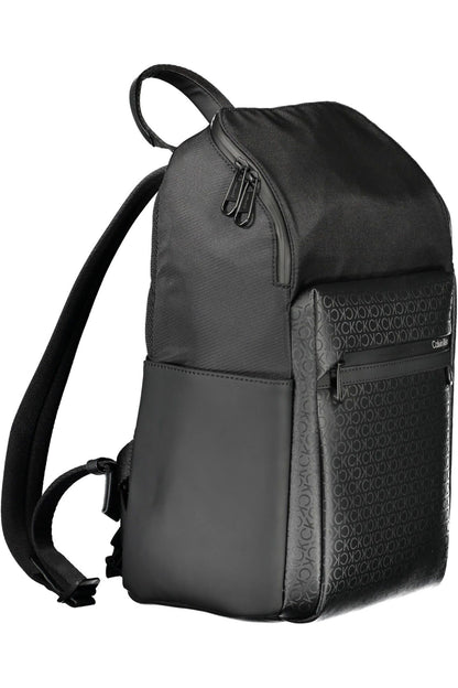 Elevated Eco-Conscious Black Backpack