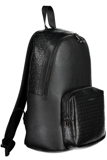 Elegant Urban Backpack with Contrasting Details