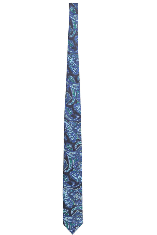Elegant Blue Silk Tie