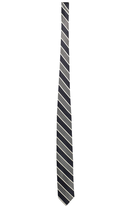 Elegant Silk Tie with Contrasting Details