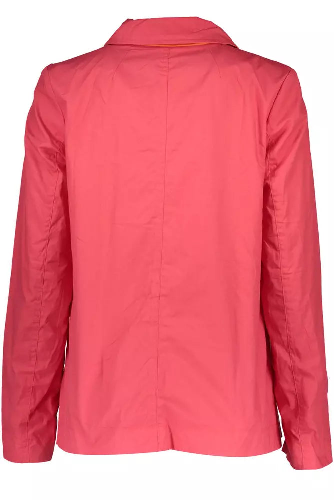 Chic Reversible Sports Jacket in Pink