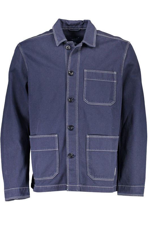 Sleek Organic Cotton Button-Up Jacket