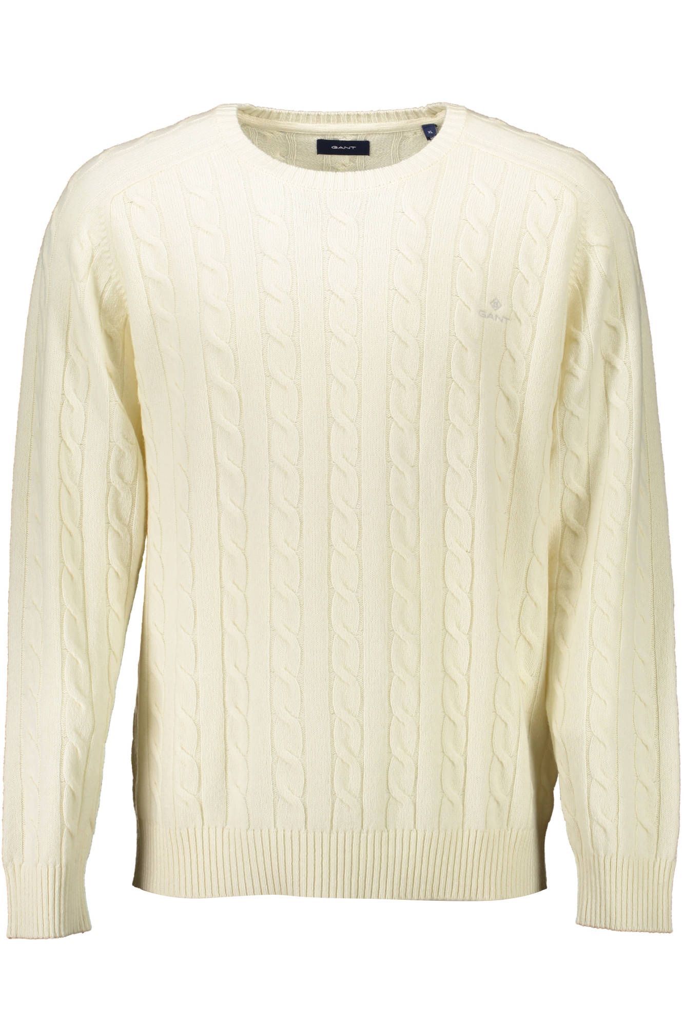 Elegant White Wool Sweater