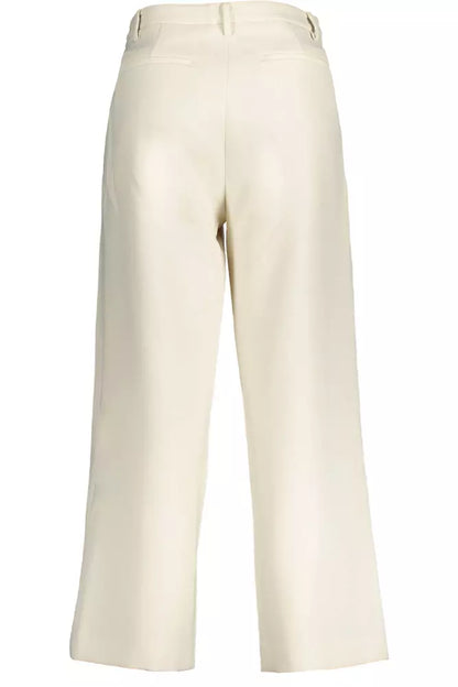 Chic Beige Four-Pocket Trousers