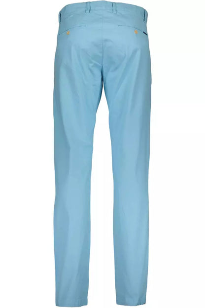 Sleek Cotton Stretch Trousers