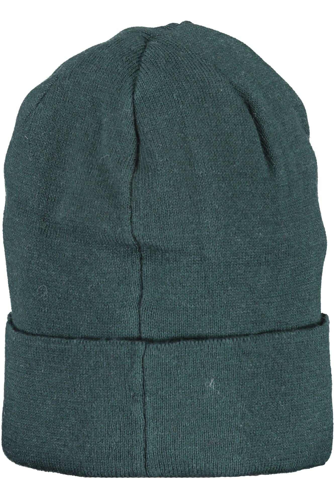 Chic Green Cotton Cap with Iconic Logo