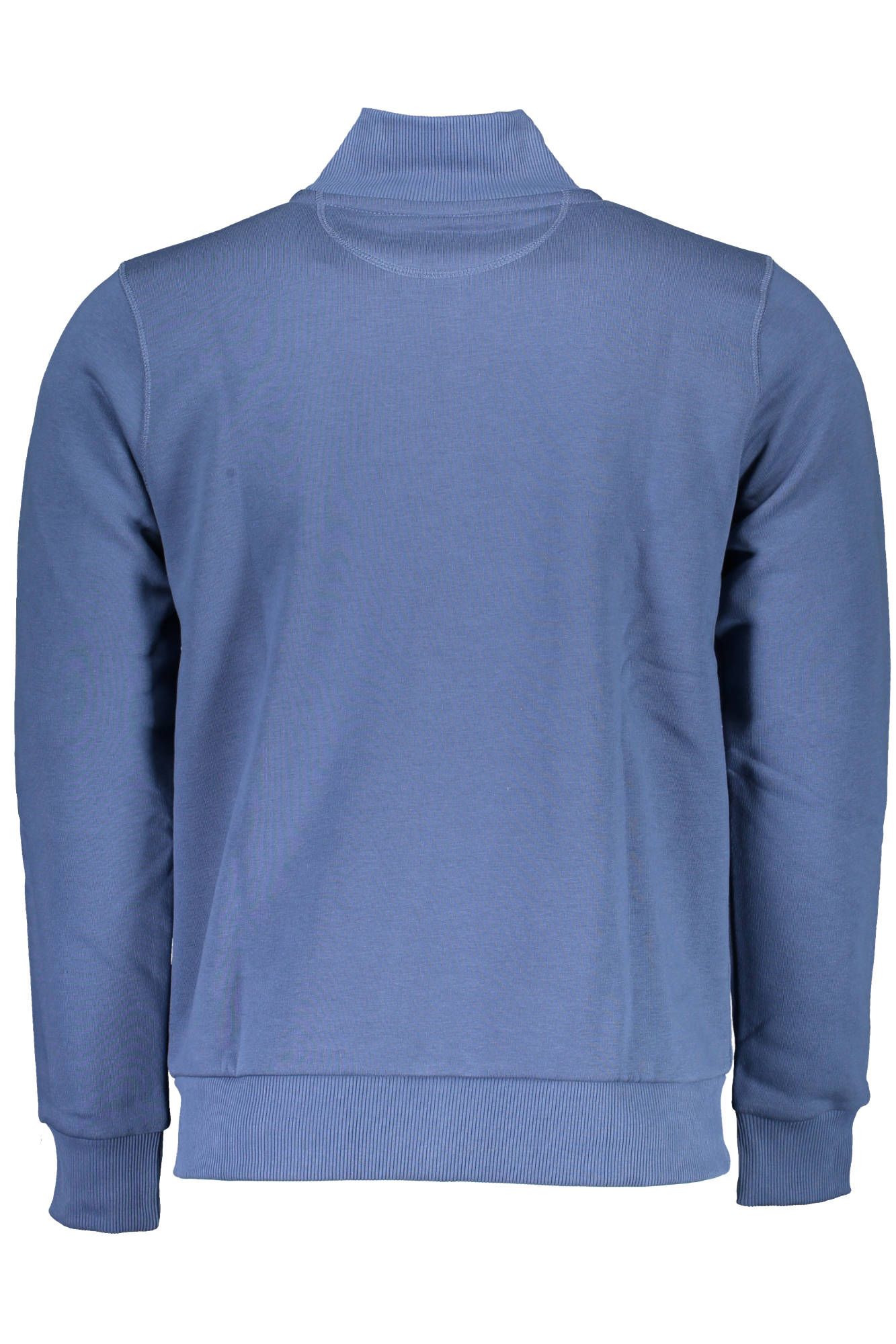 Elegant Long-Sleeved Zip Sweatshirt in Blue