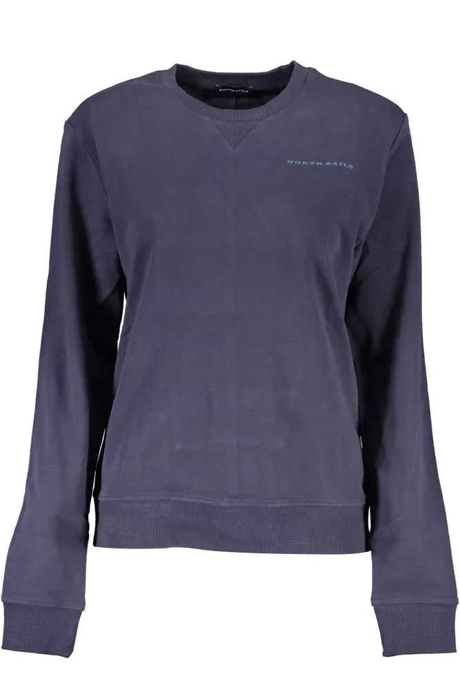 Chic Blue Organic Cotton Sweatshirt