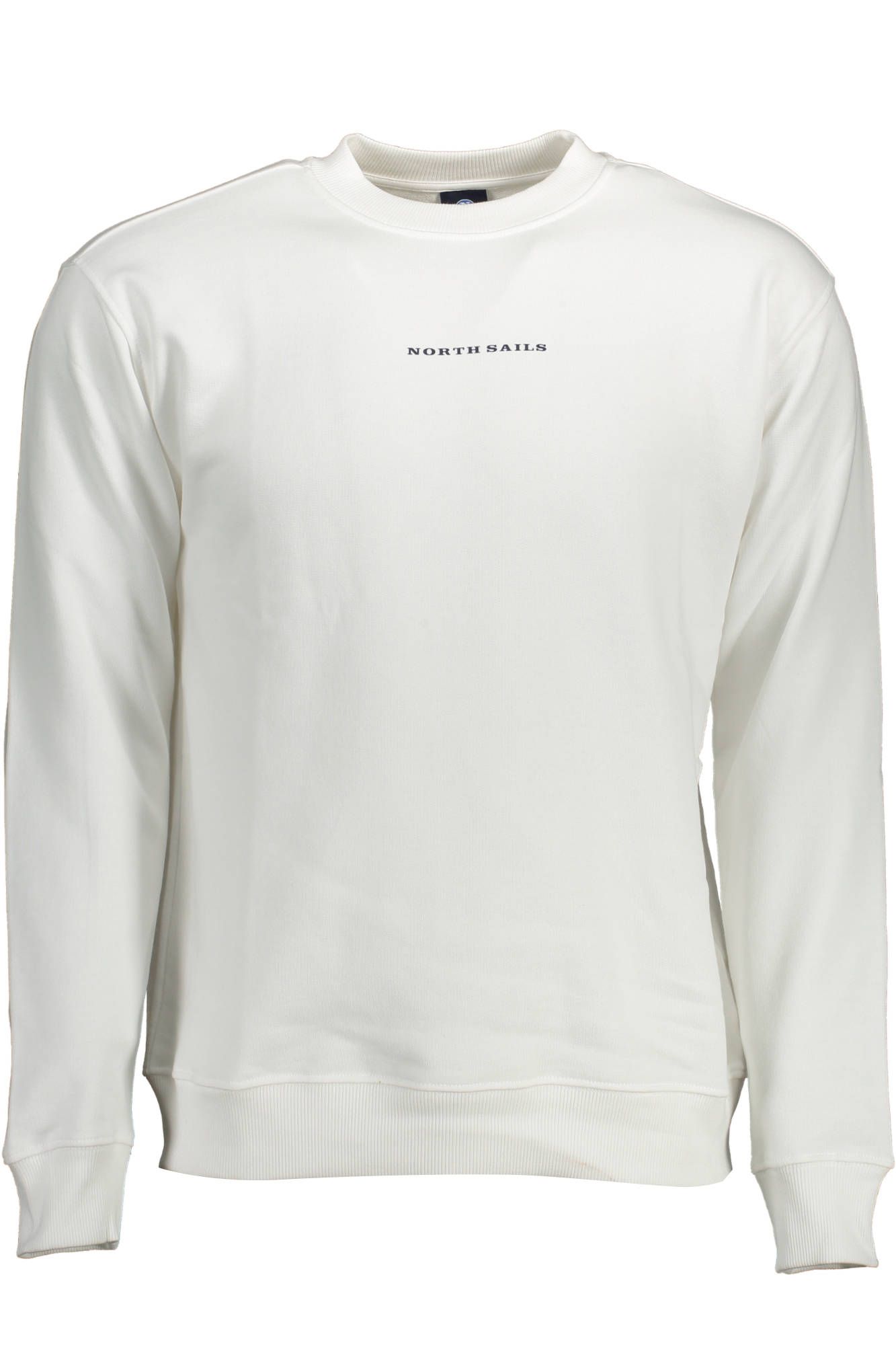 Classic White Round Neck Sweatshirt