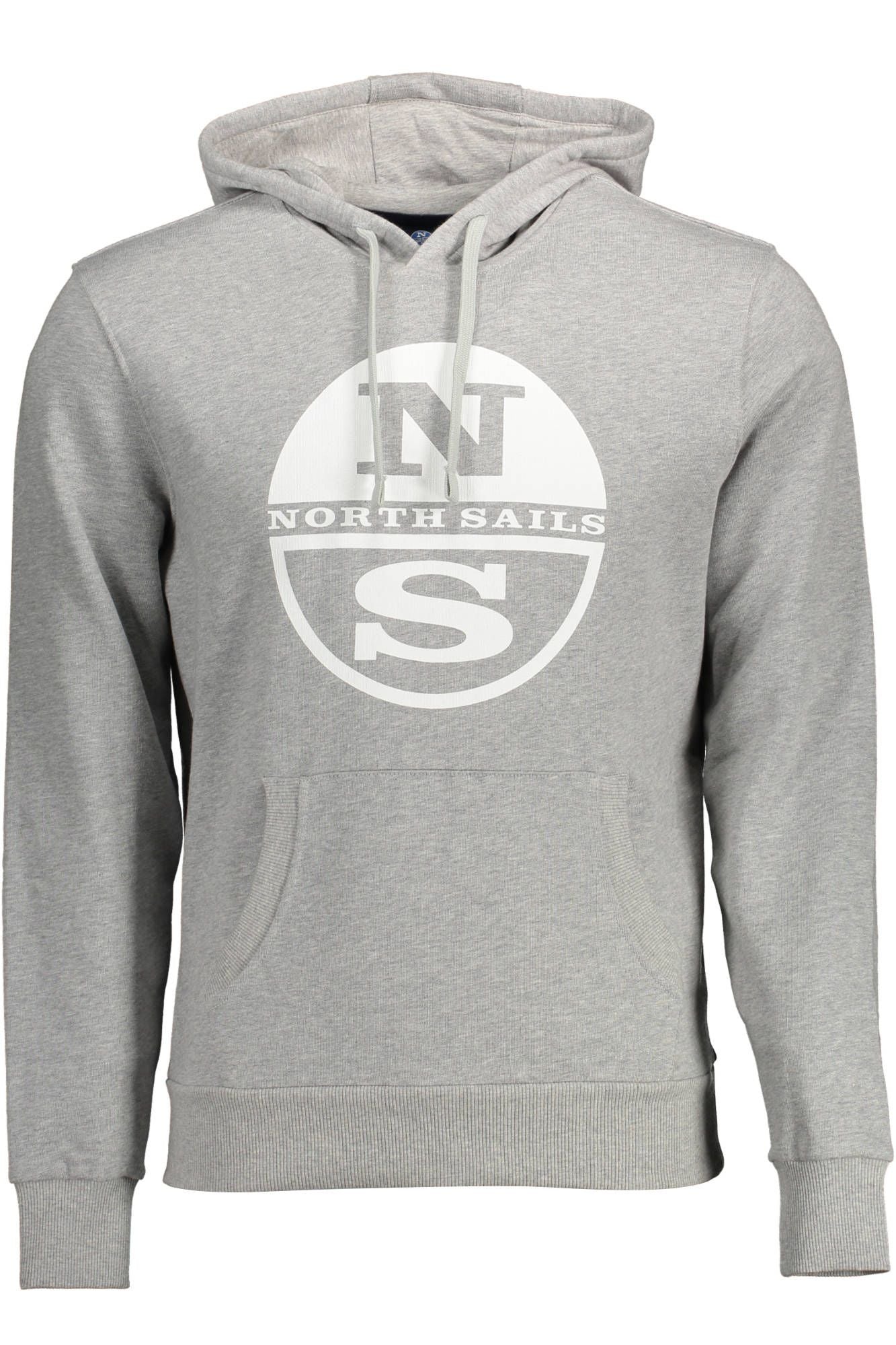 Cozy Gray Hooded Long-Sleeve Sweatshirt