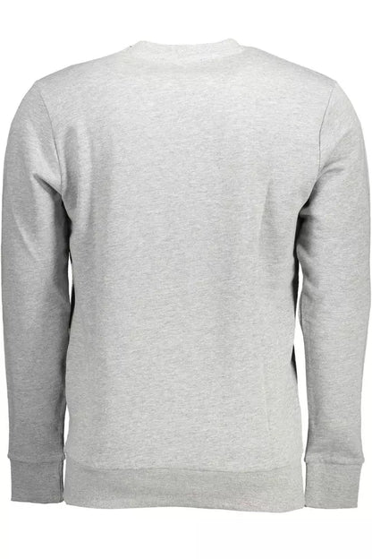 Classic Gray Cotton Crewneck Sweatshirt