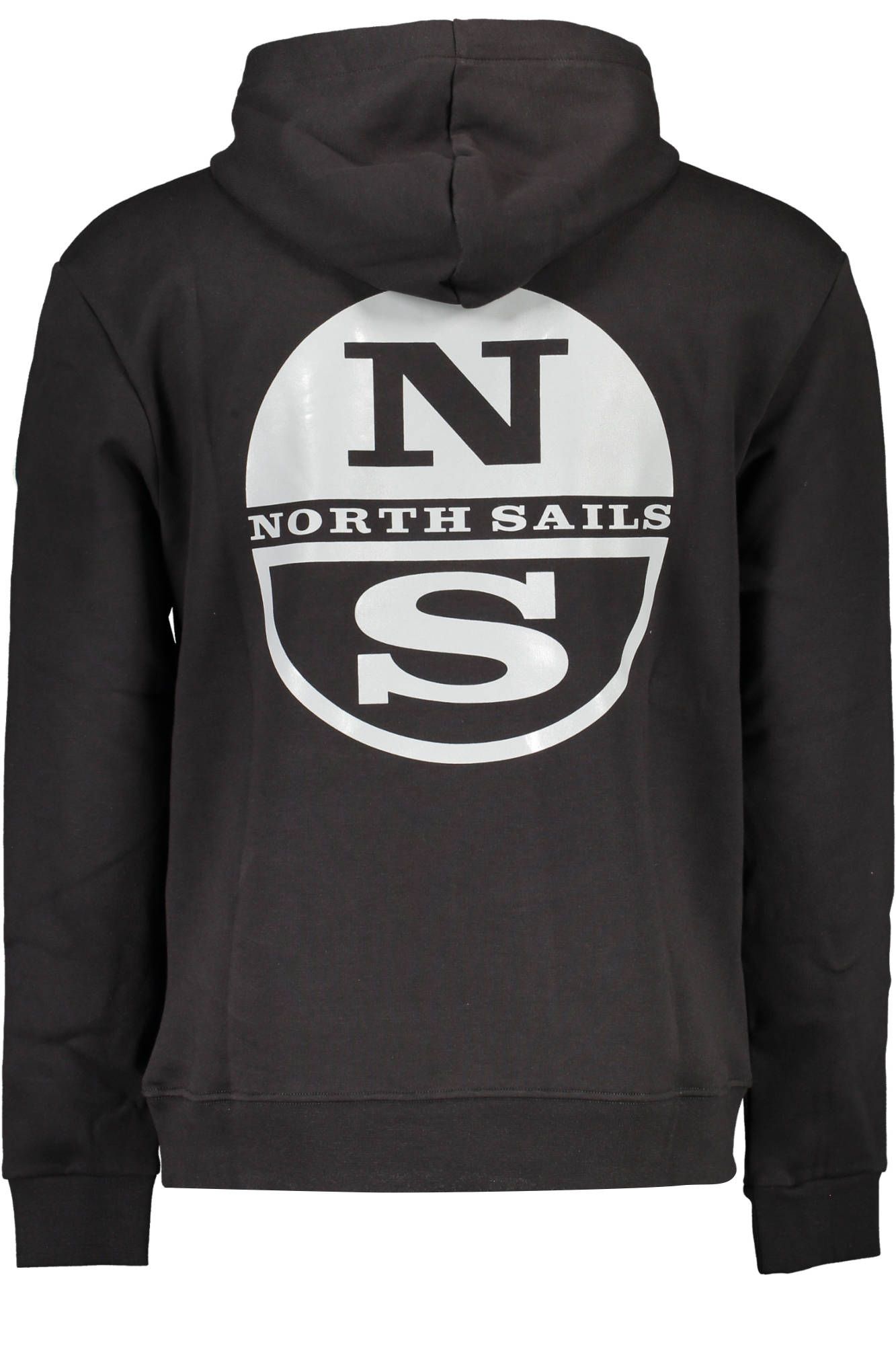 Sleek Hooded Cotton Sweatshirt with Logo Print