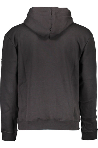 Sleek Hooded Sweatshirt with Central Pocket