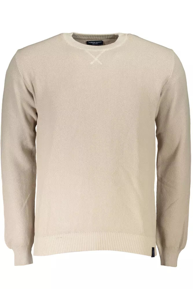 Chic Beige Organic Cotton Sweater