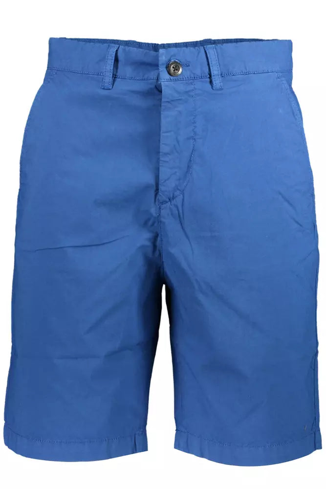 Chic Blue Bermuda Shorts - Regular Fit