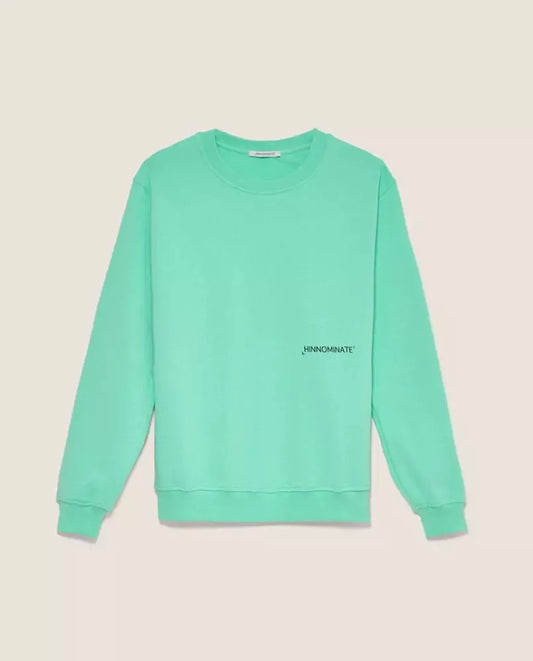 Mint Green Cotton Long Sleeve Sweatshirt