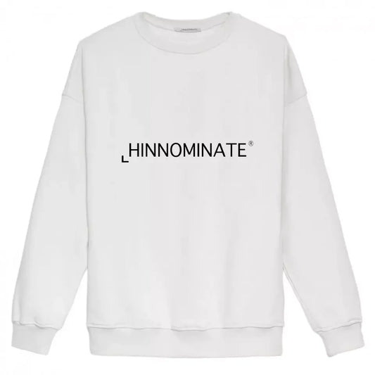 Chic Long Sleeve Cotton Sweatshirt in White