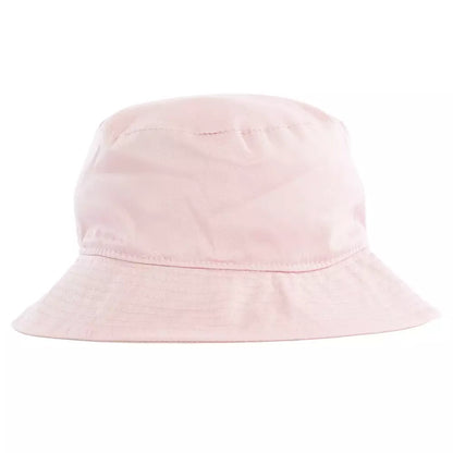 Chic Pink Embroidered Bucket Hat