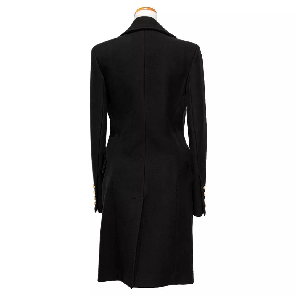 Elegant Double-Breasted Cashmere Coat