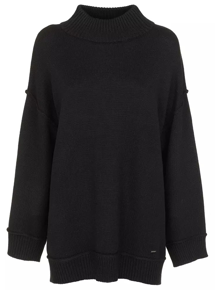 Elegant Turtleneck Wool-Blend Sweater