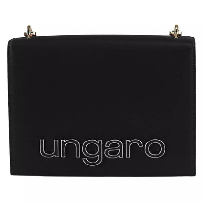 Elegant Calfskin Shoulder Bag in Chic Black