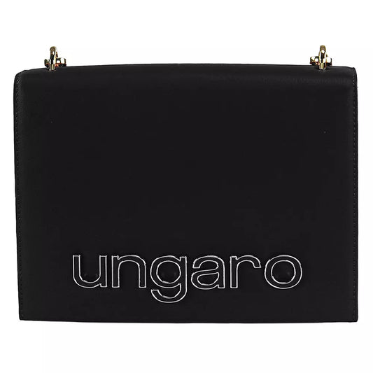 Elegant Calfskin Shoulder Bag in Chic Black