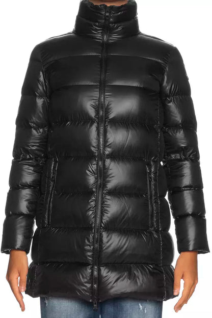 Elegant Long Ellis Black Down Jacket