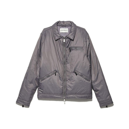 Elegant Nylon Zip-Up Jacket