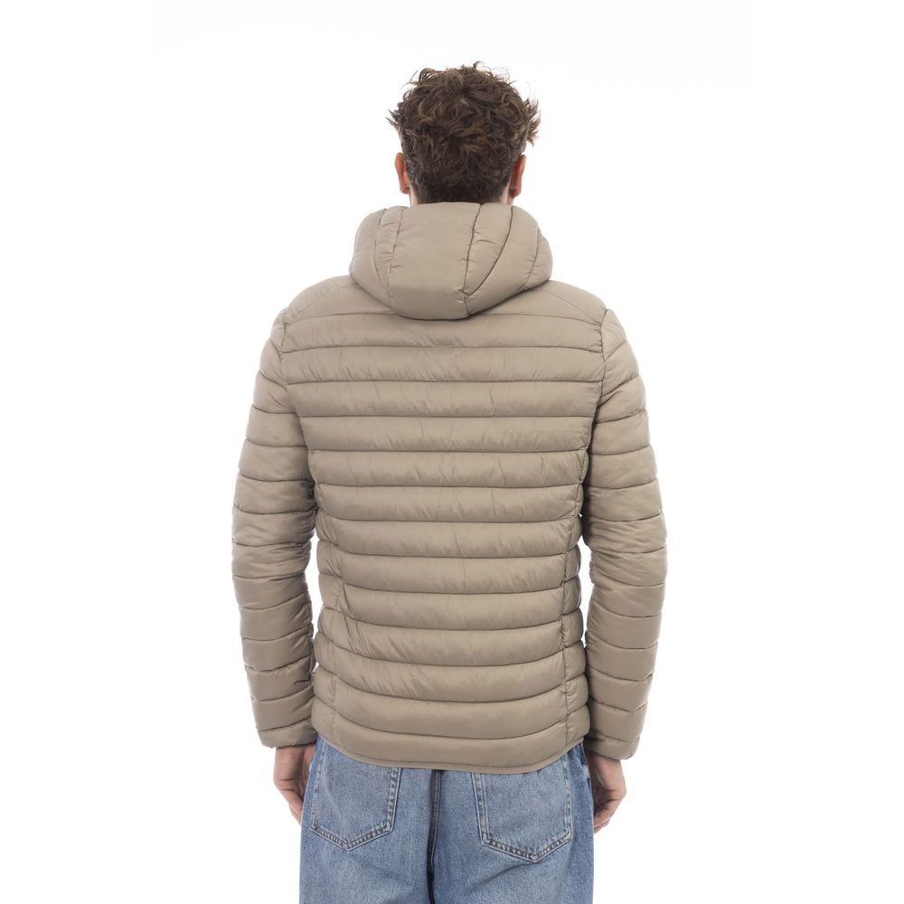 Elegant Quilted Men's Hooded Jacket