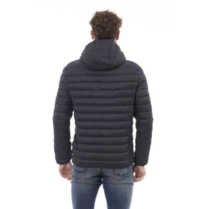 Elegant Quilted Men's Hooded Jacket