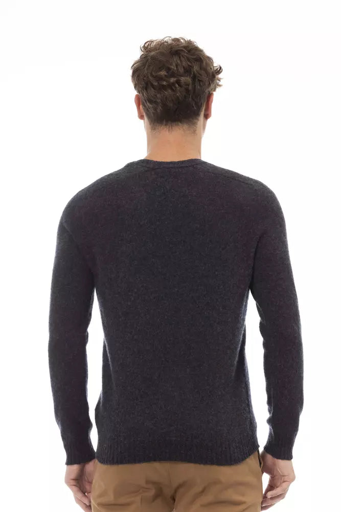 Elegant Crewneck Black Sweater