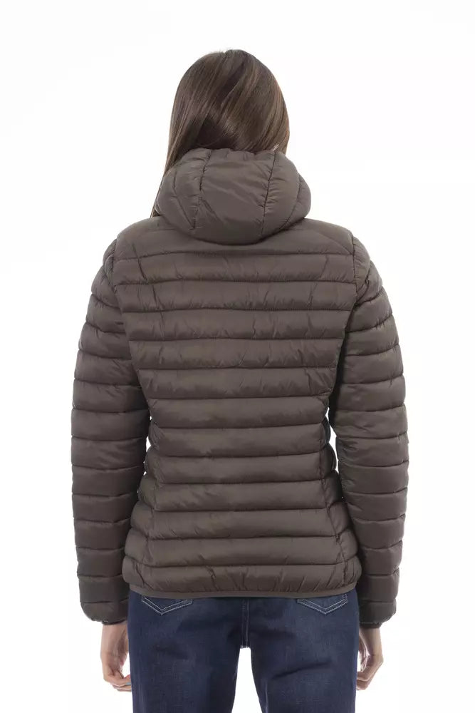 Elegant Quilted Women's Hooded Jacket