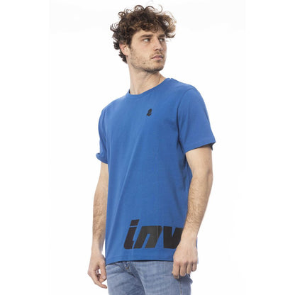 Crew Neck Cotton Tee with Chest Logo