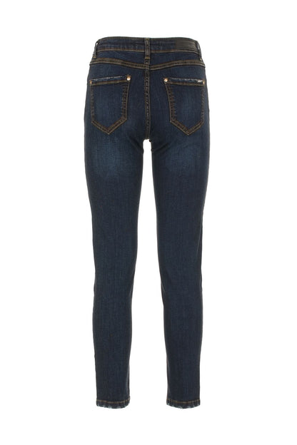 Chic Blue Slim-Fit Stretch Denim Jeans