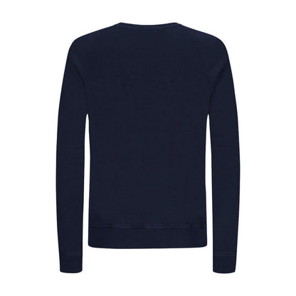 Elegant Blue Casual Men's Sweatshirt