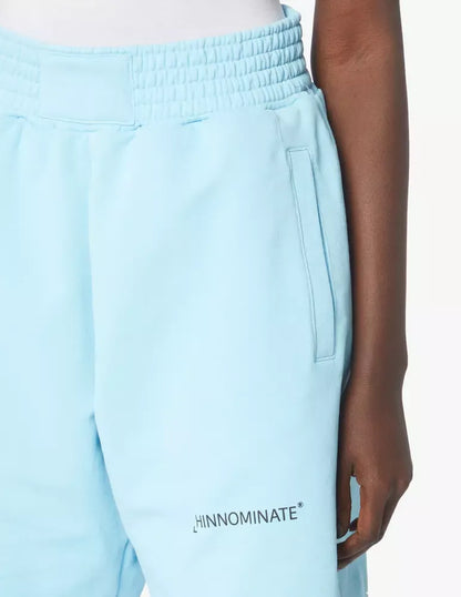 Chic Cotton Bermuda Shorts with Logo Detail