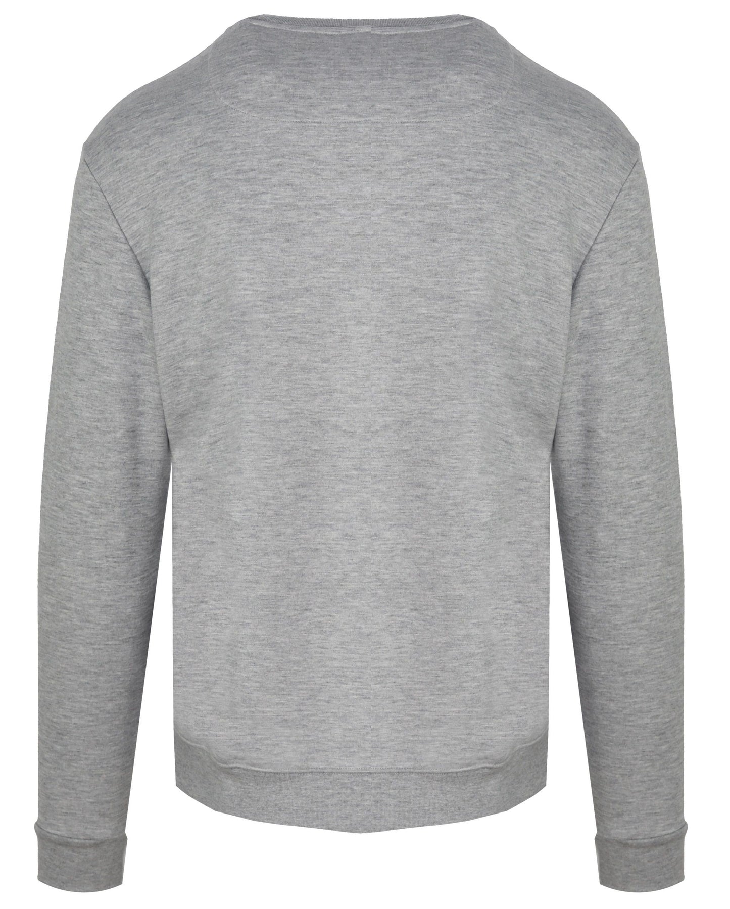 Melange Grey Crewneck Logo Sweatshirt