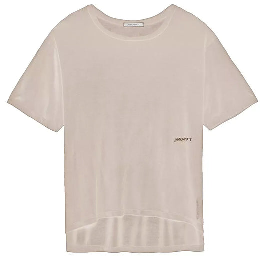 Elegant Oversized Modal Tee with Logo