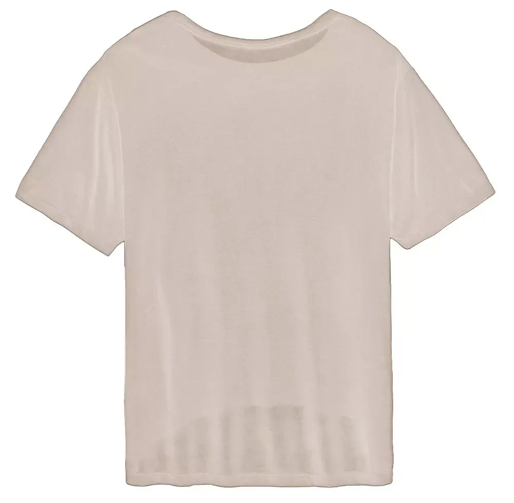 Elegant Oversized Modal Tee with Logo