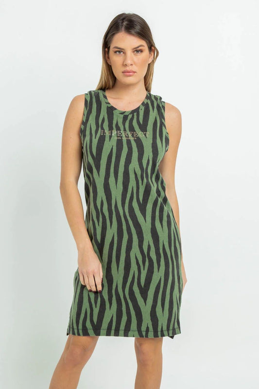 Emerald Summer Cotton Camisole Dress