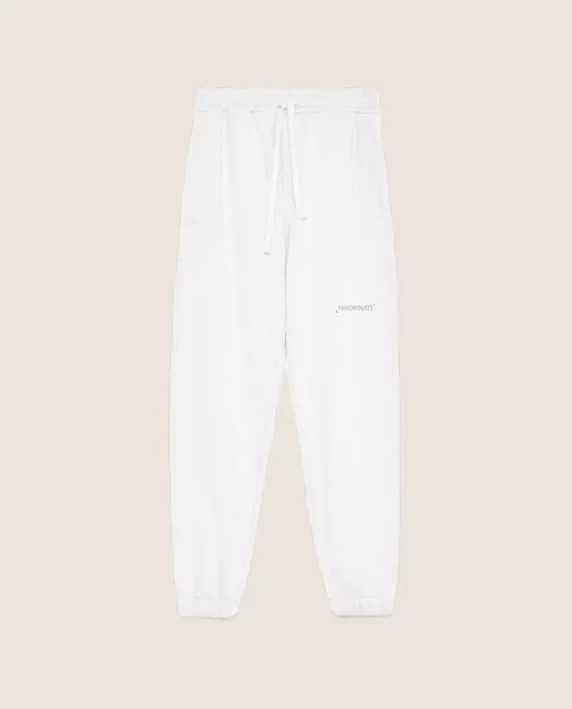 Elegance in Comfort: White Cotton Sweatpants