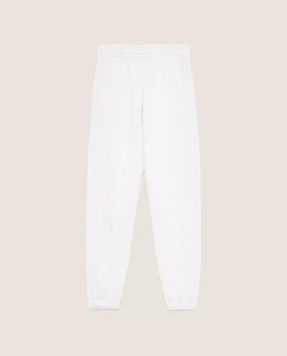 Elegance in Comfort: White Cotton Sweatpants