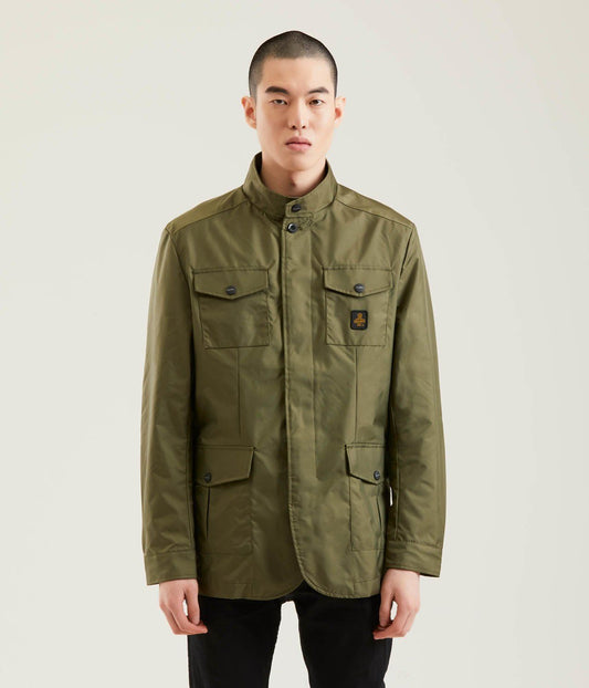 Crisp Nylon Four-Pocket Versatile Jacket