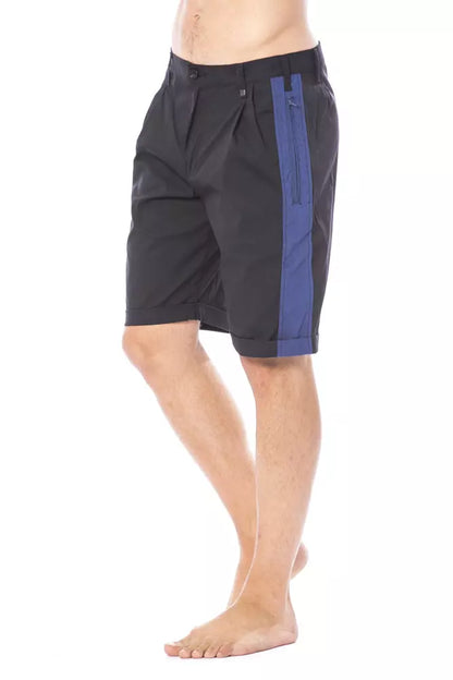 Sleek Black Casual Shorts for Men