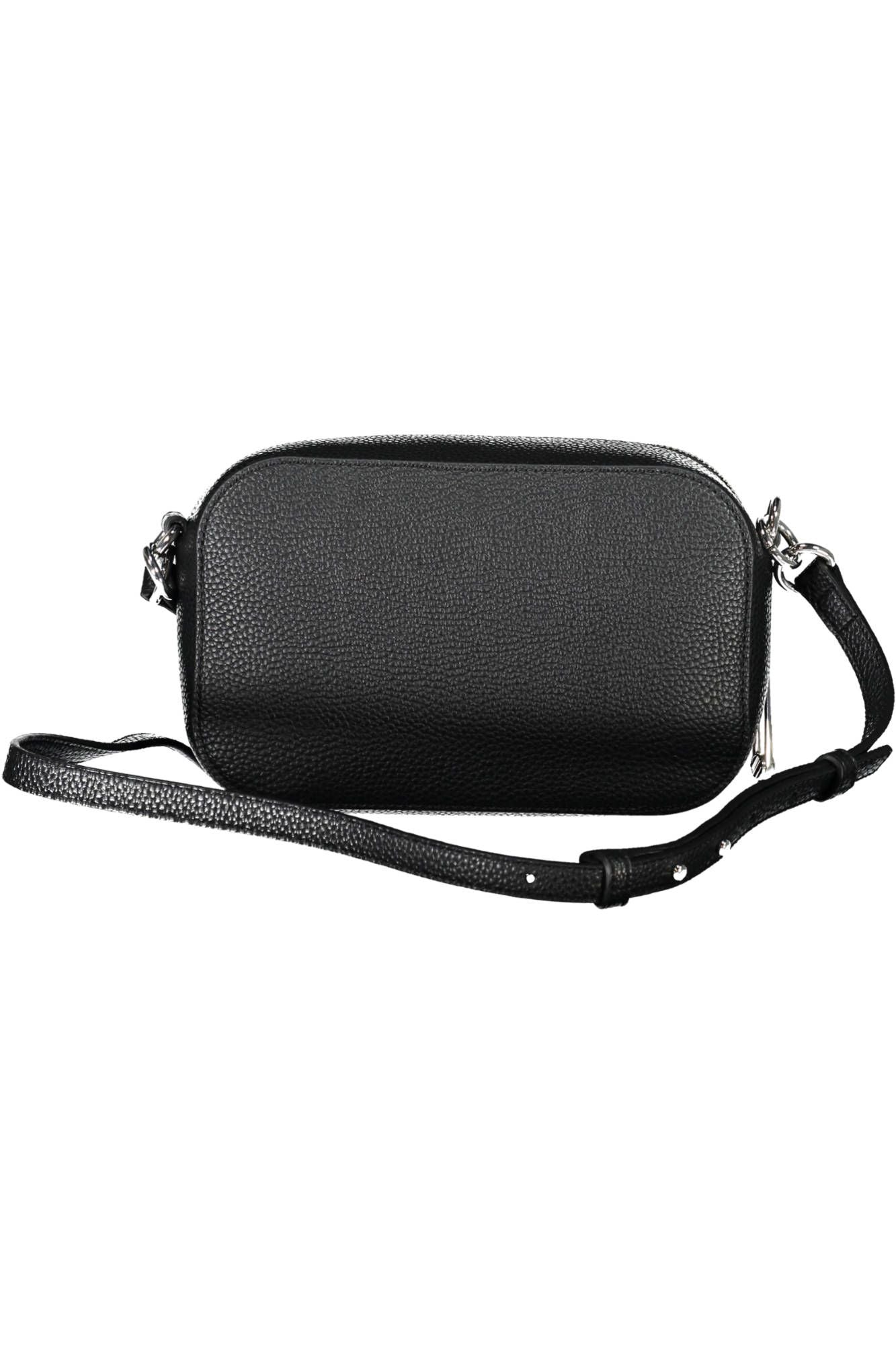 Chic Black Polyurethane Shoulder Bag