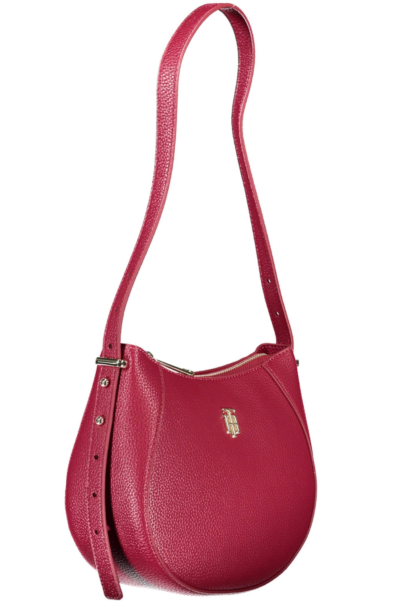 Elegant Red Adjustable Shoulder Bag