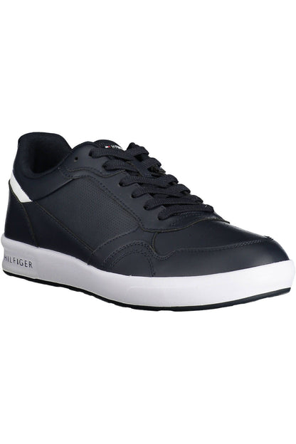 Sleek Blue Lace-Up Sport Sneakers