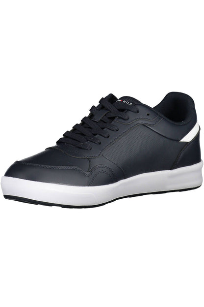 Sleek Blue Lace-Up Sport Sneakers