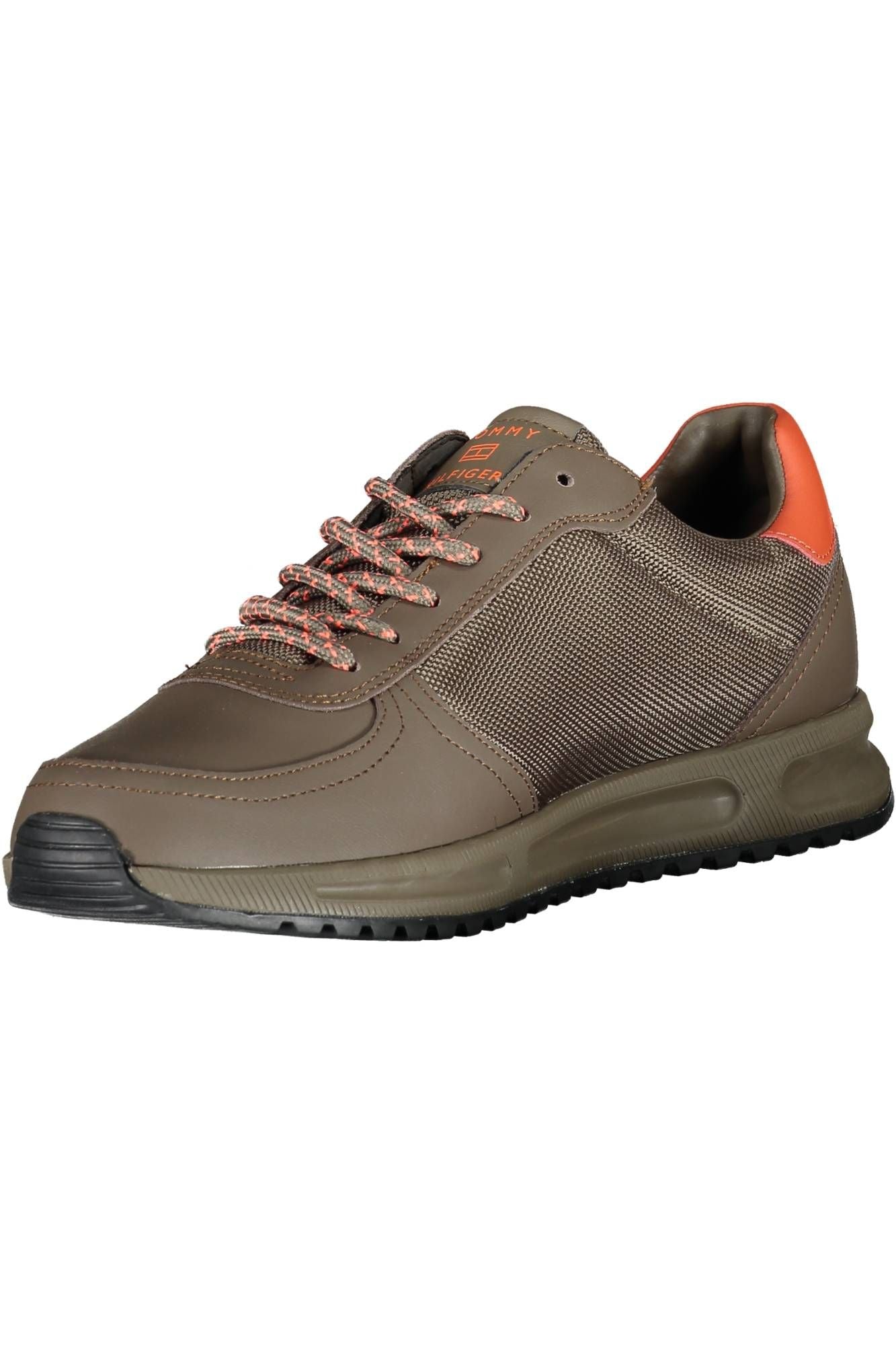 Contemporary Brown Synthetic Sneakers